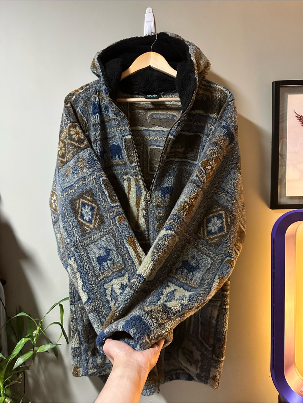 Mazmania Vintage Fleece Hooded Jacket - Picture 6 of 8
